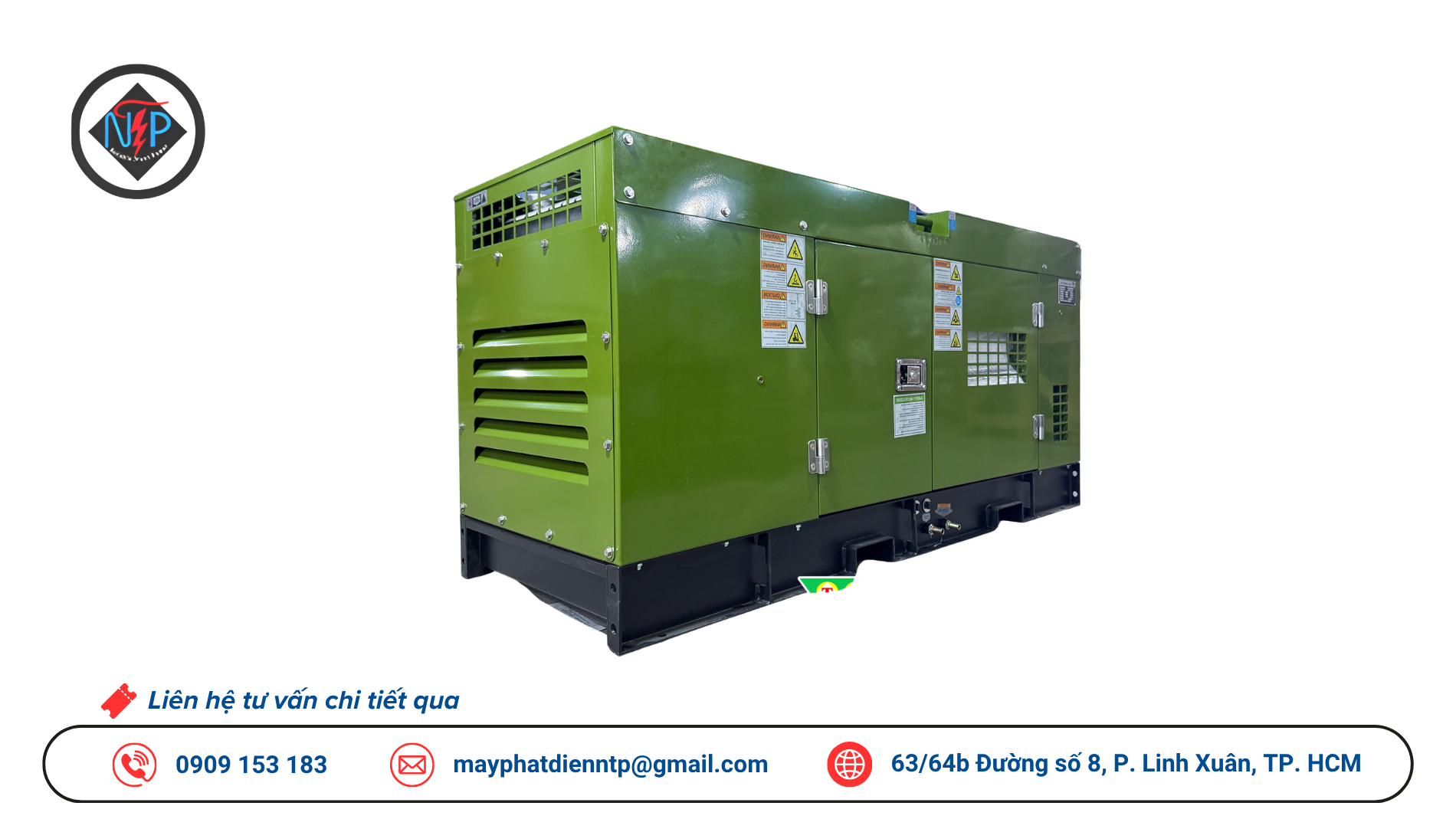 Máy phát điện Isuzu 200kVA