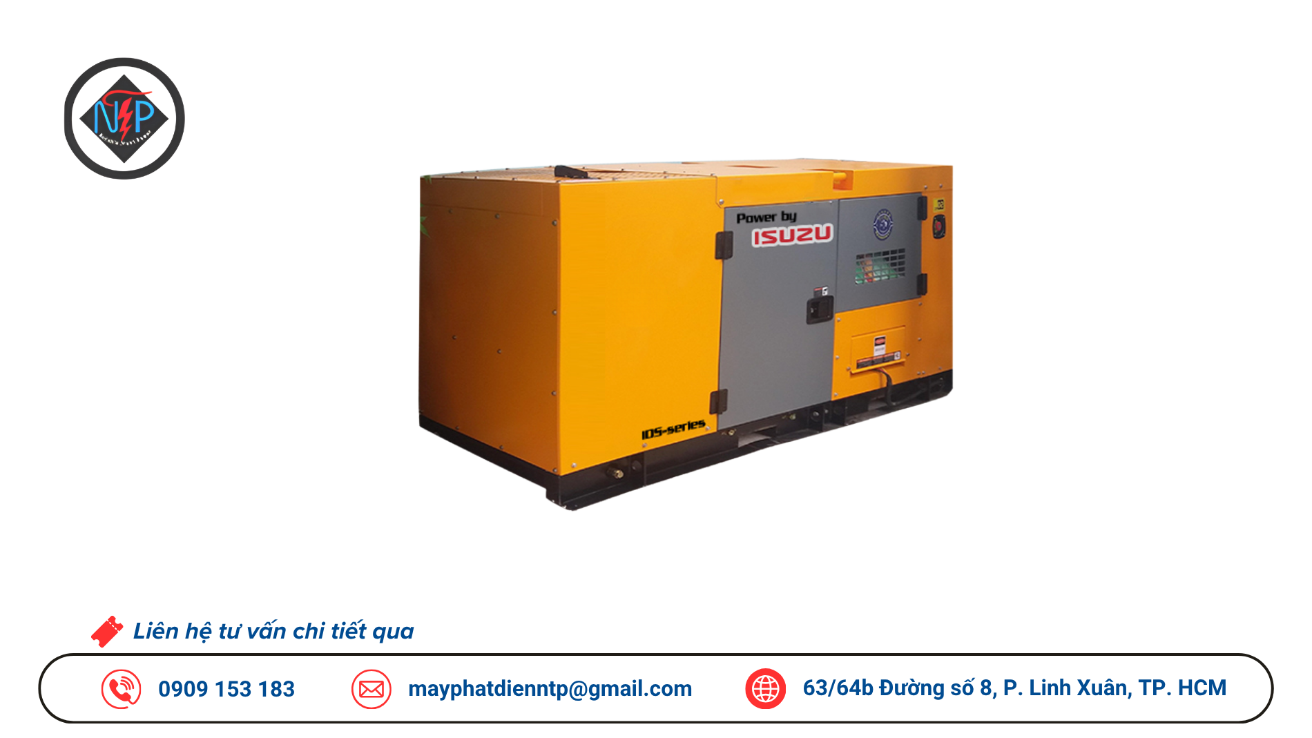 Máy phát điện Isuzu 200kVA
