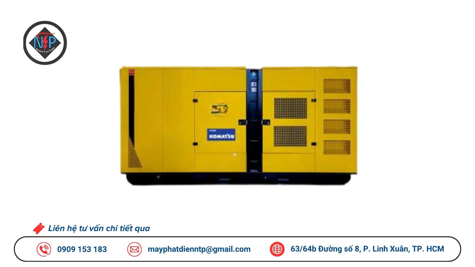 Cho thuê máy phát điện tại Phường Cầu Kiệu TPHCM
