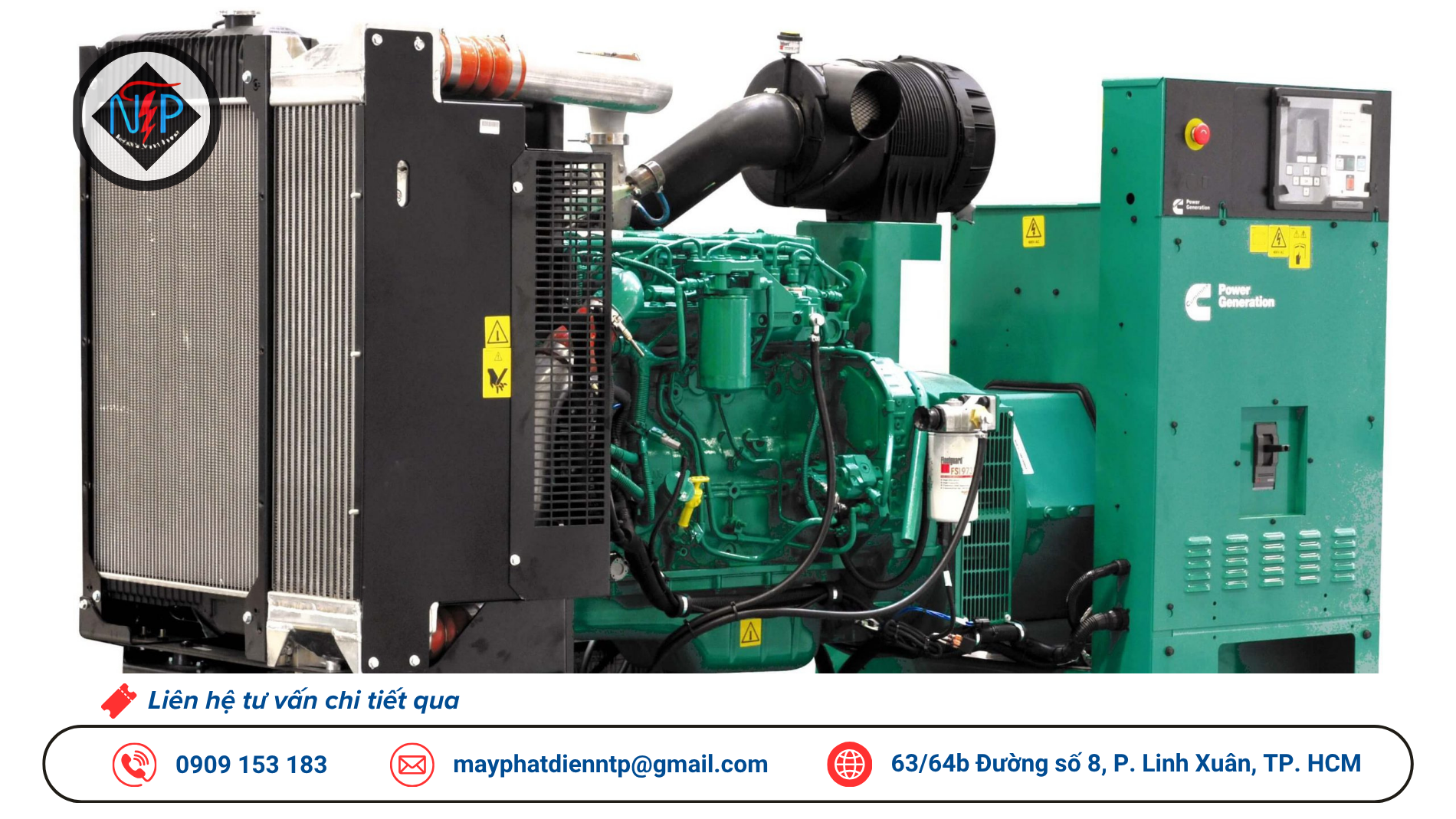 Máy phát điện Cummins 200kva Máy phát điện Cummins 200kva