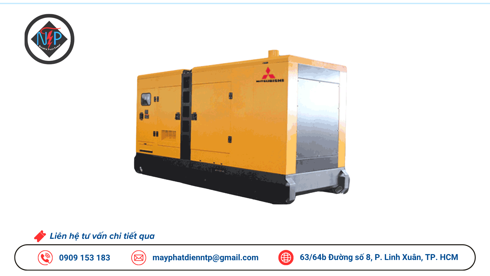 Cho thuê máy phát điện tại Phường Cầu Kiệu TPHCM