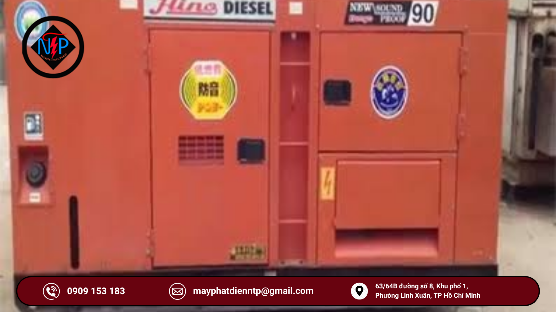 Máy phát điện Hino 200kva