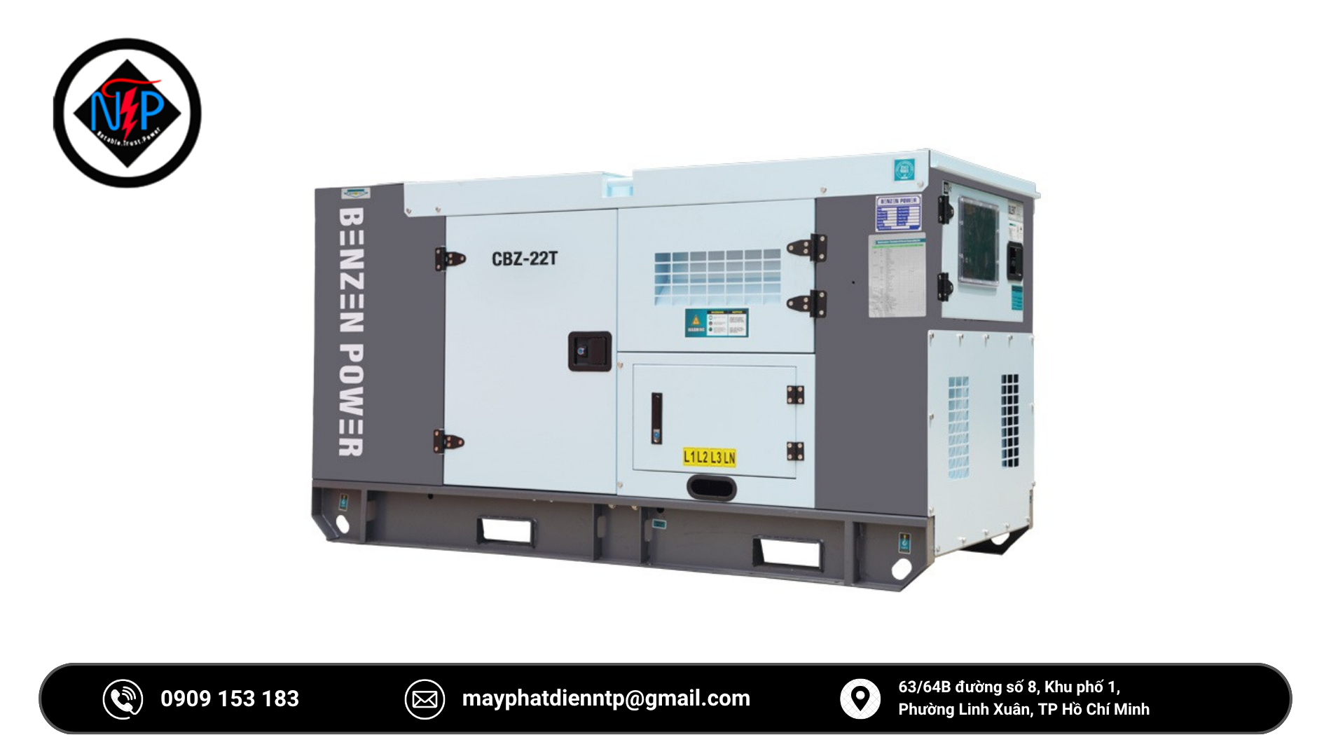 Cho thuê máy phát điện tại Phường Vườn Lài TPHCM
