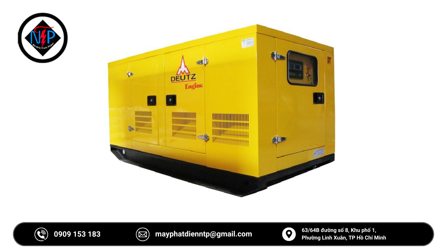 Cho thuê máy phát điện tại Phường Thạnh Mỹ Tây TPHCM