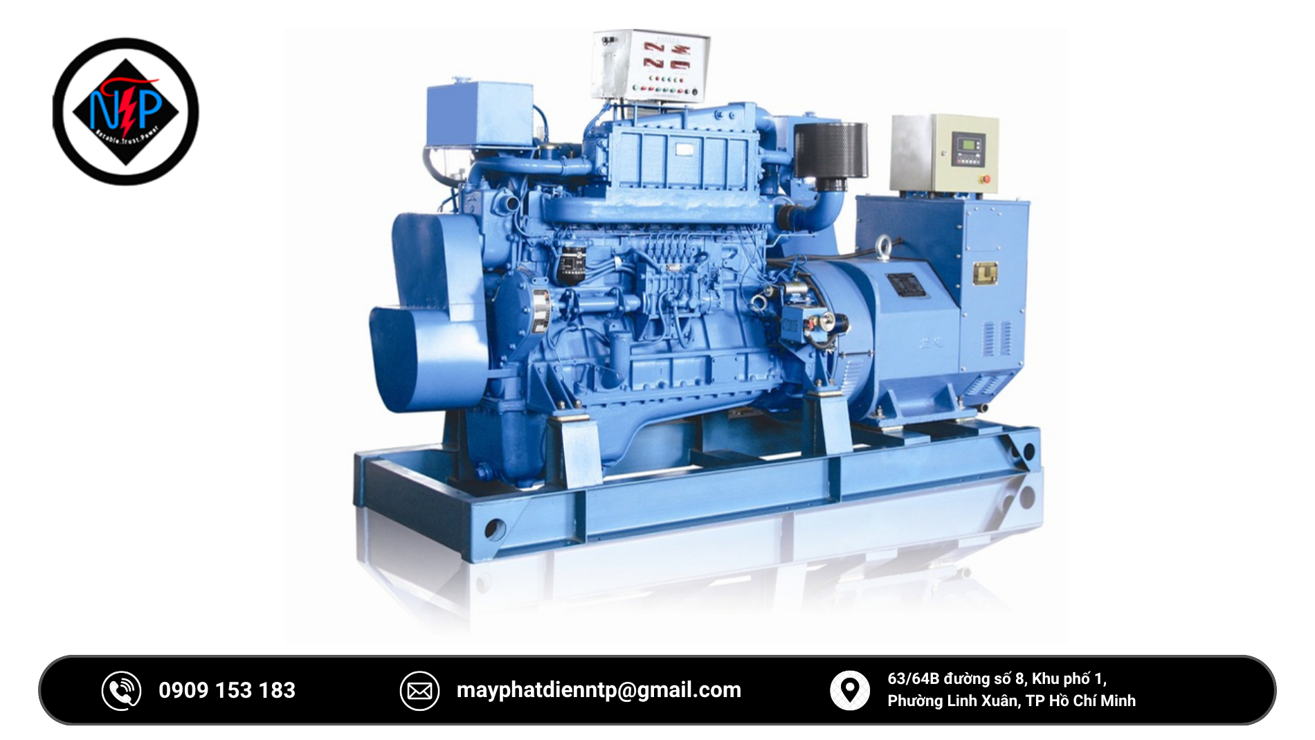 Cho thuê máy phát điện tại Phường Thạnh Mỹ Tây TPHCM