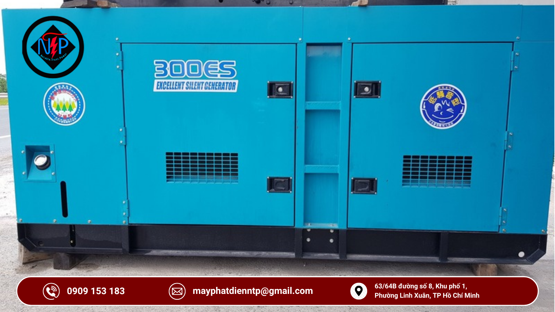 Bảng giá máy phát điện 300kVA
