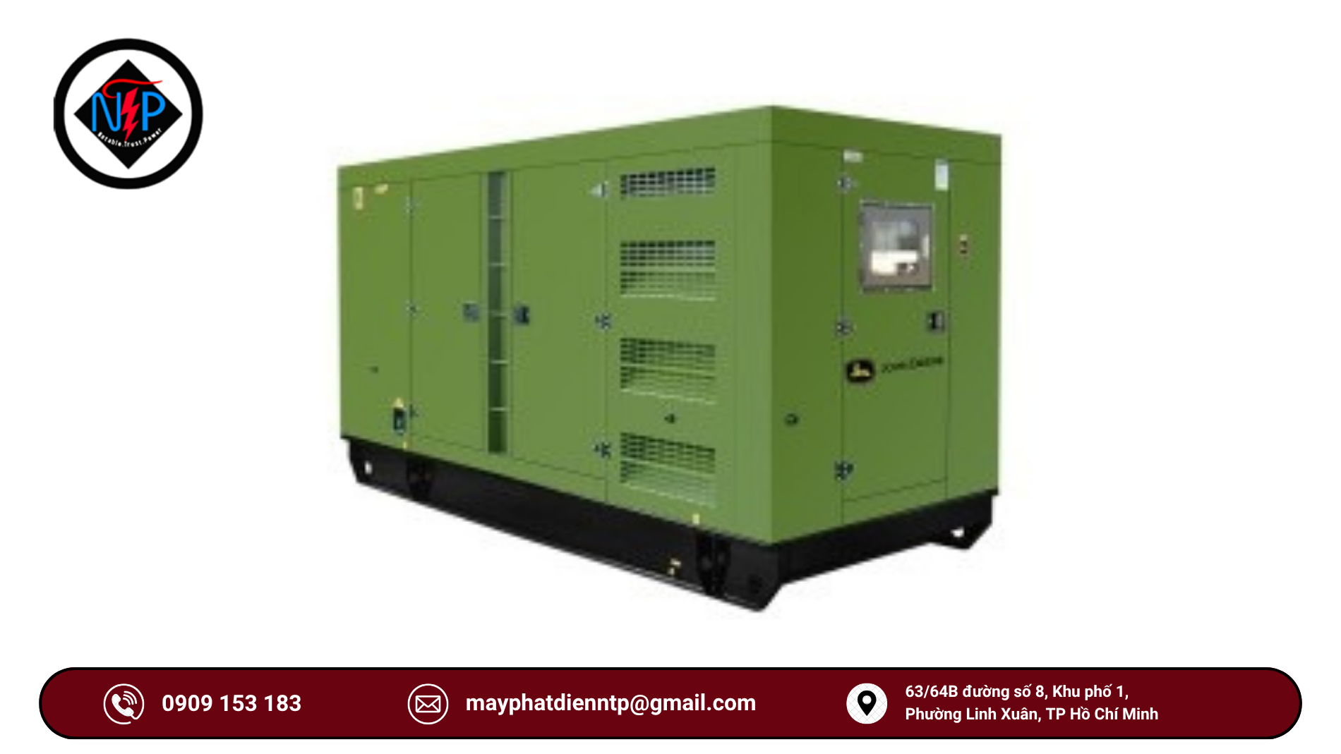 Máy phát điện John Deere 200kva