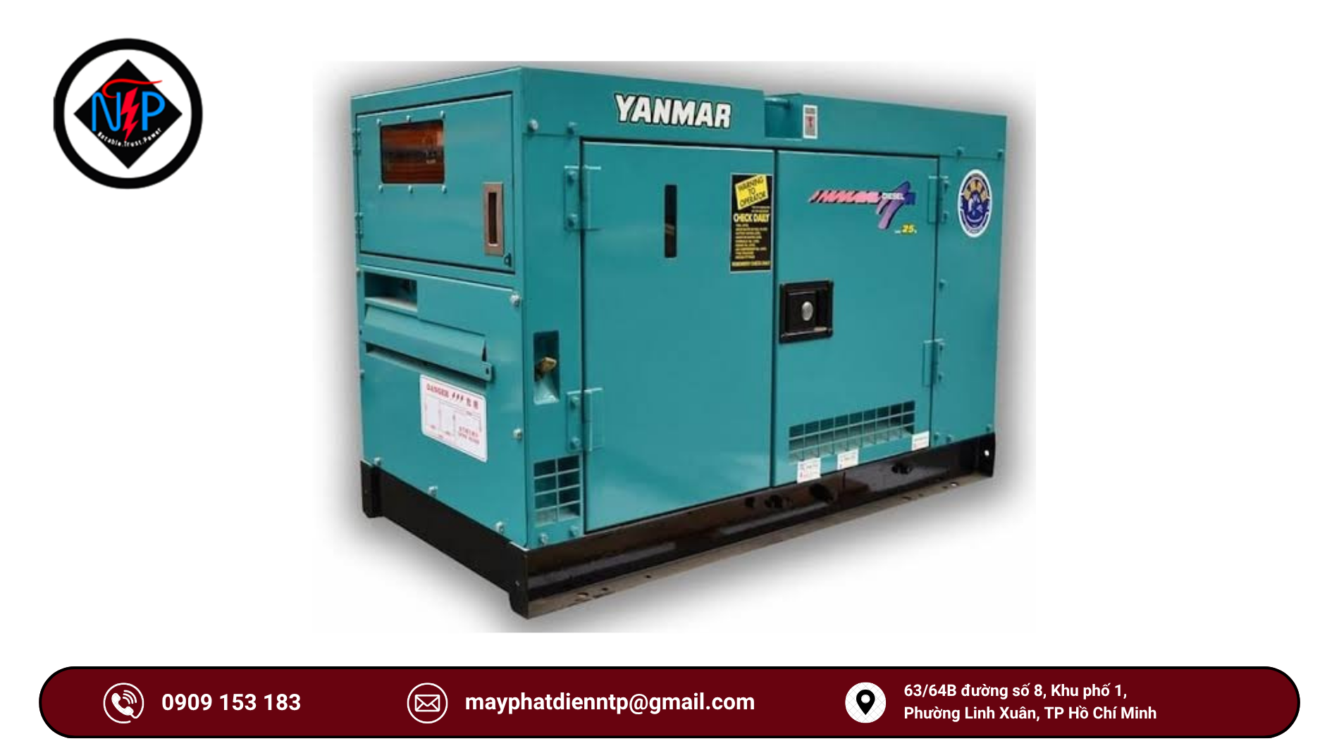 Máy phát điện Yammar 200kva