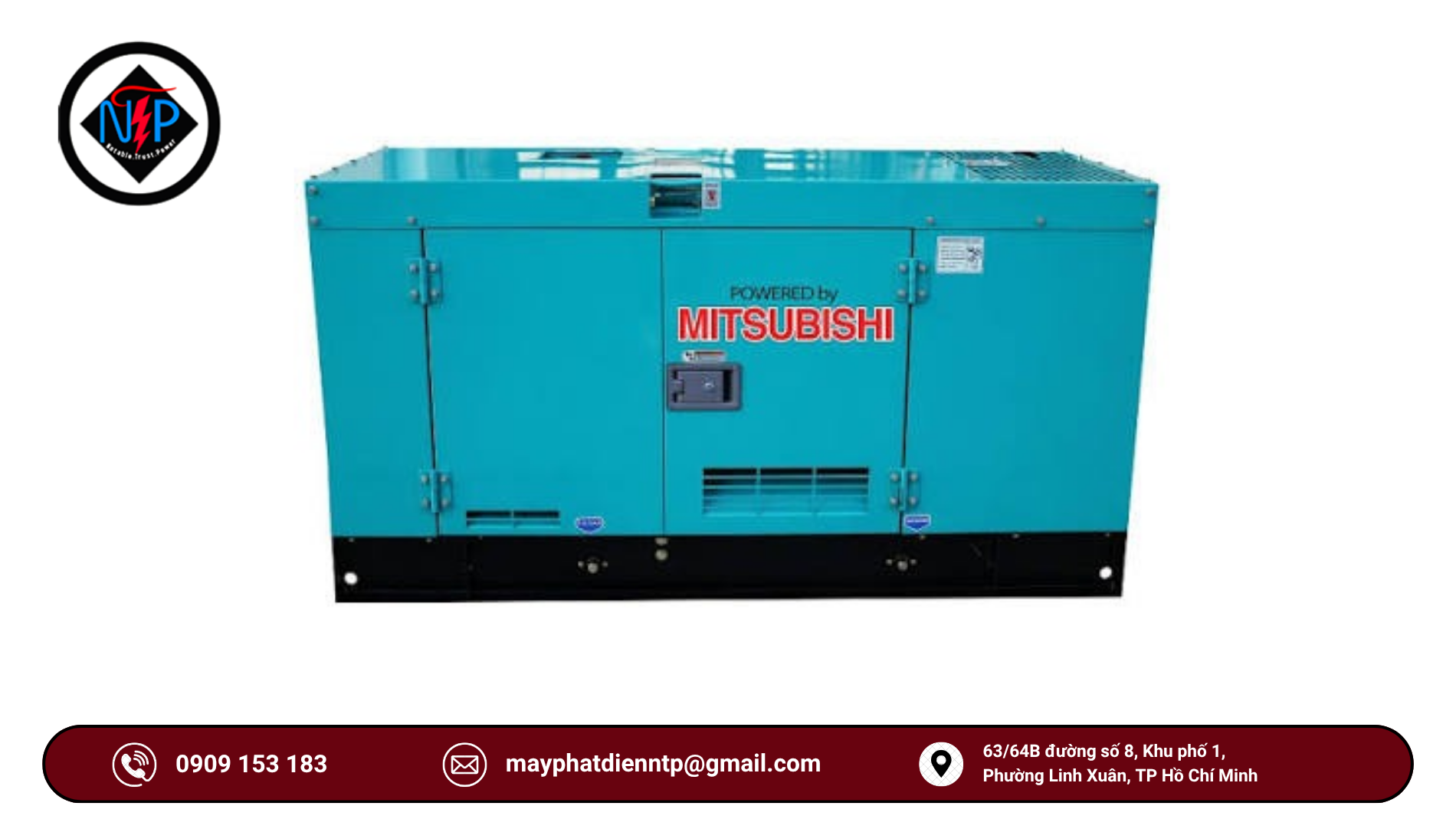 Máy phát điện Mitsubishi 200kva