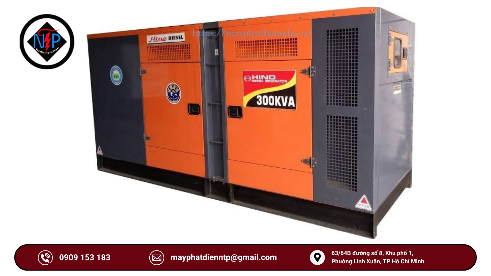 Máy phát điện Hino 200kva