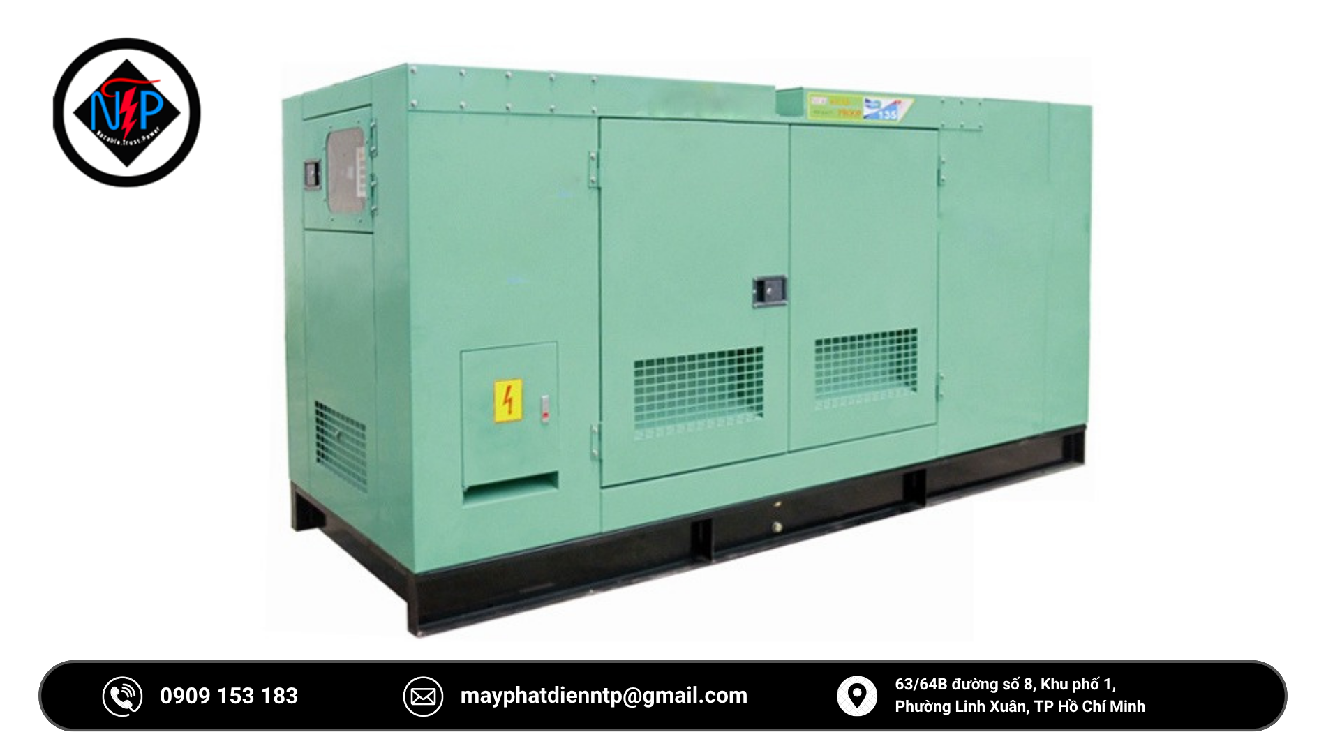 Máy phát điện 3 pha cũ tại TP.HCM