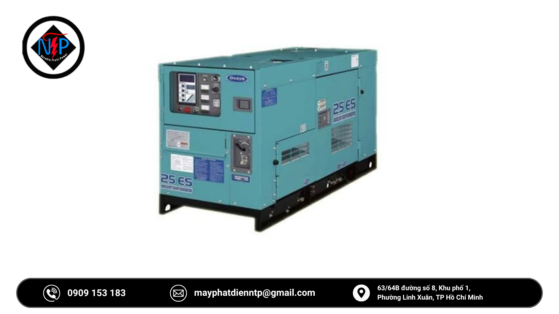 Cho thuê máy phát điện tại Phường Long Nguyên Bình Dương