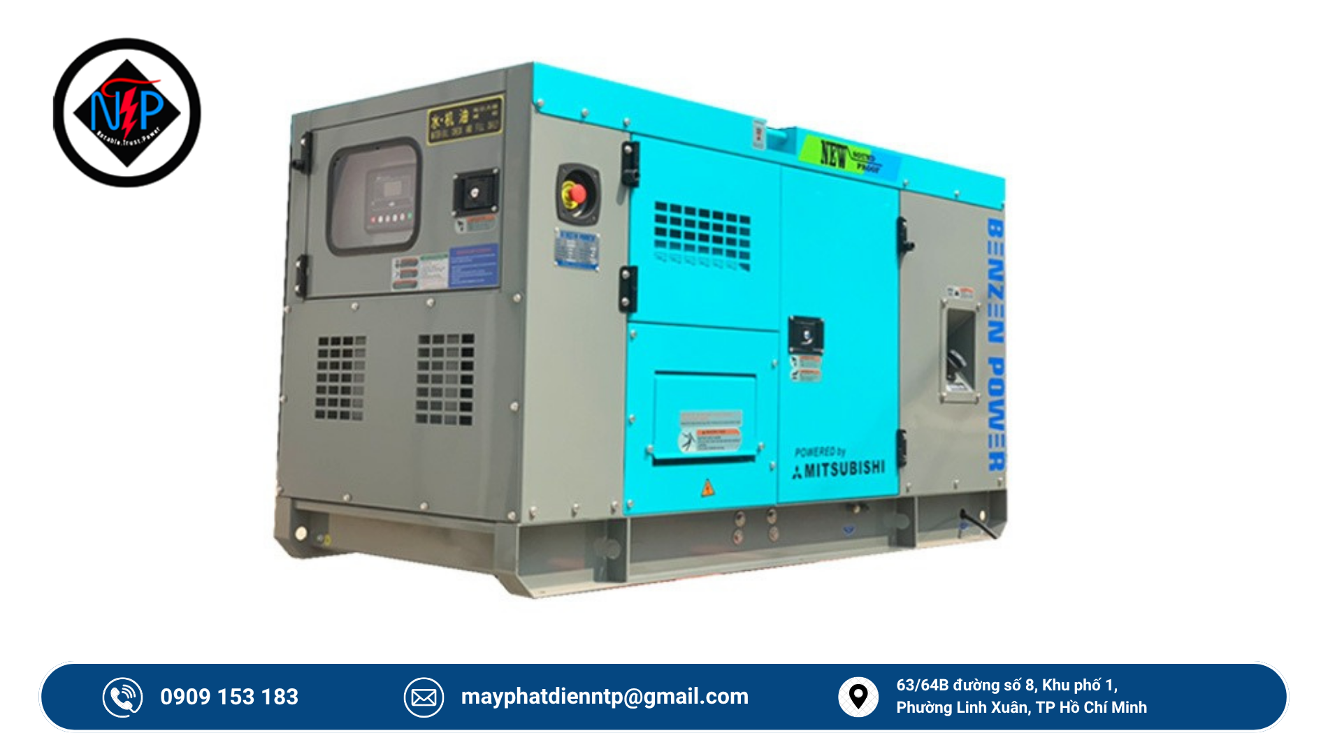 Cho thuê máy phát điện tại Phường Phú An Bình Dương