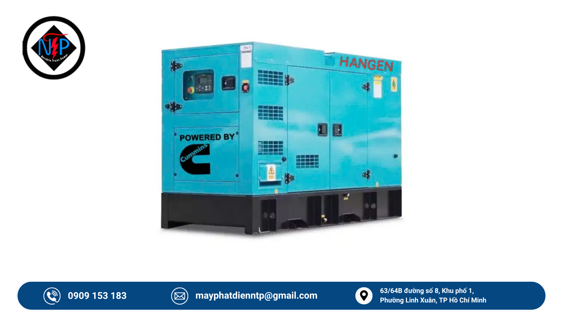 Cho thuê máy phát điện tại Phường Tân Khánh Bình Dương