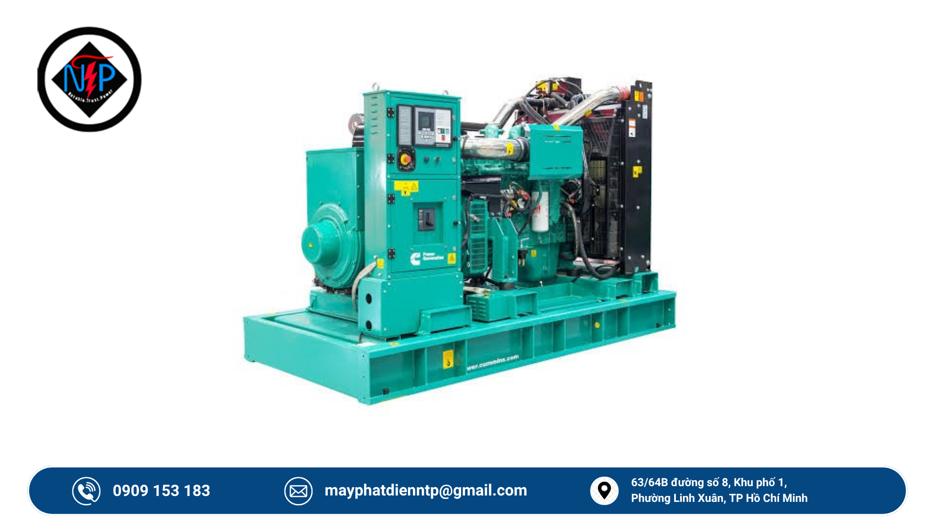 Cho thuê máy phát điện tại Phường Tân Hiệp Bình Dương