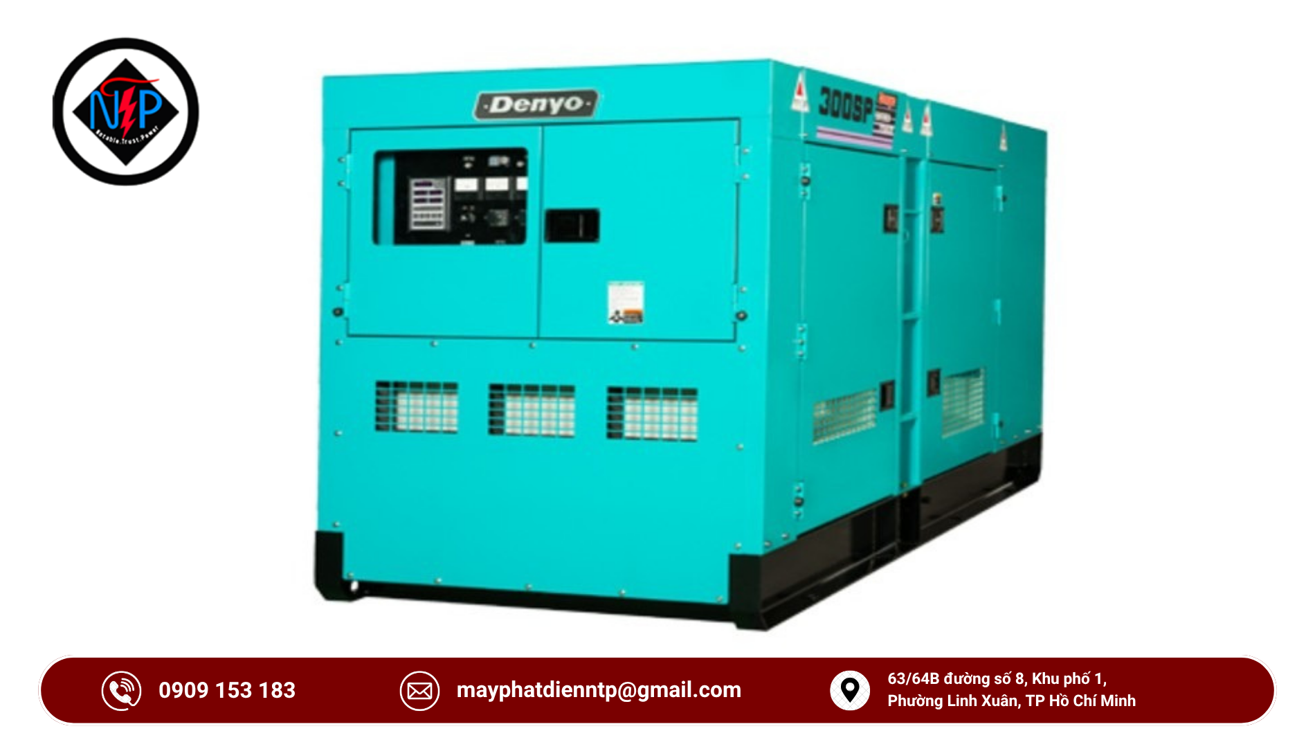 Cho thuê máy phát điện tại Phường Thủ Dầu Một Bình Dương