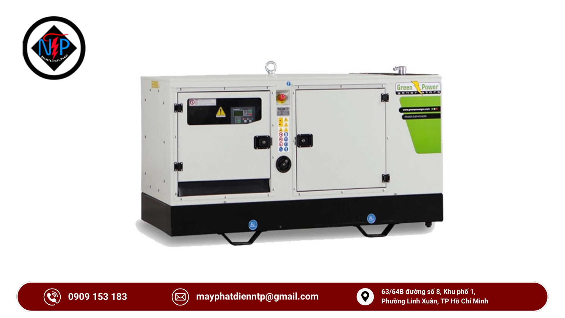 Cho thuê máy phát điện tại Phường Thủ Dầu Một Bình Dương