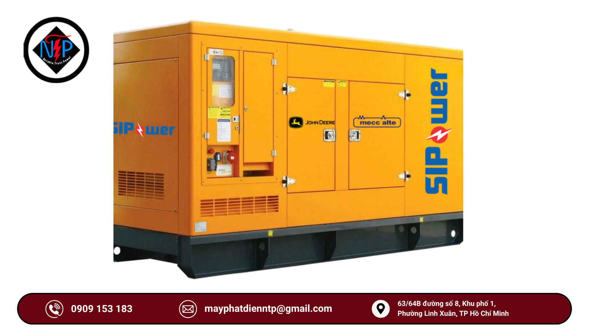 Cho thuê máy phát điện tại Phường Bình Hòa Bình Dương