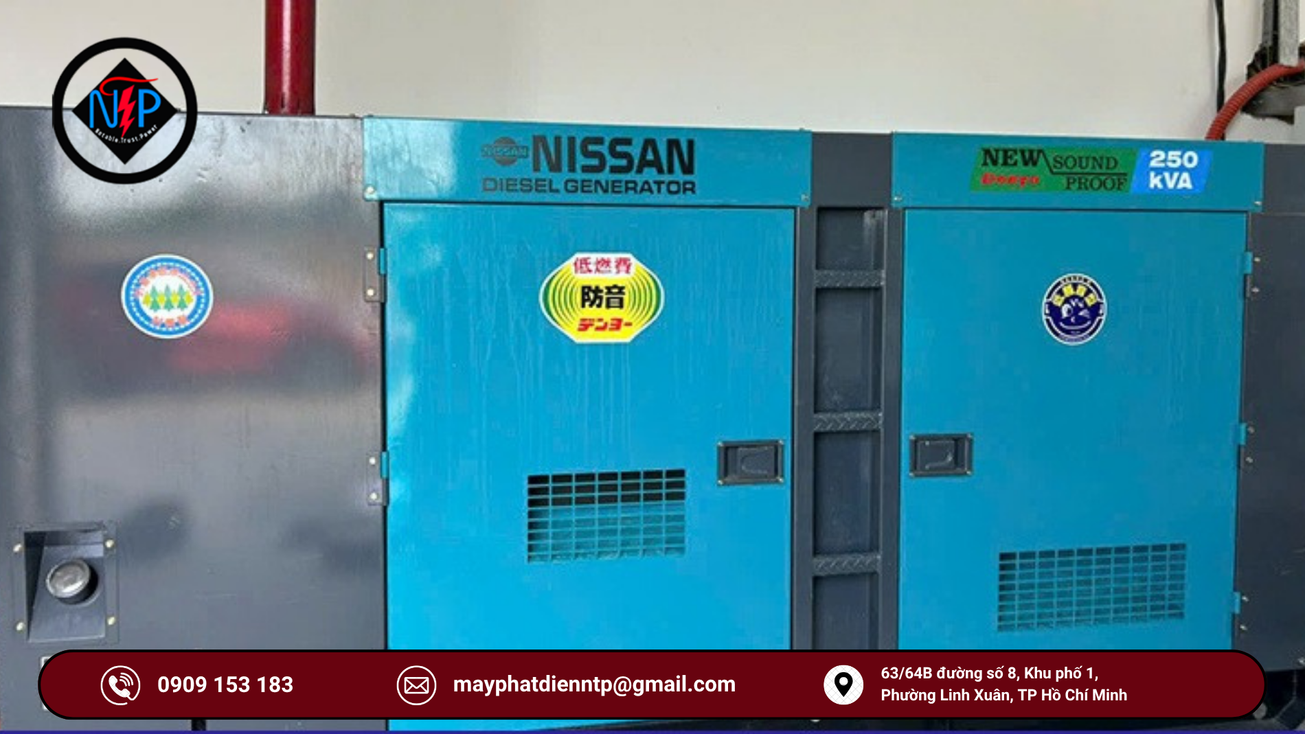 Cho thuê máy phát điện tại Phường Thuận Giao Bình Dương
