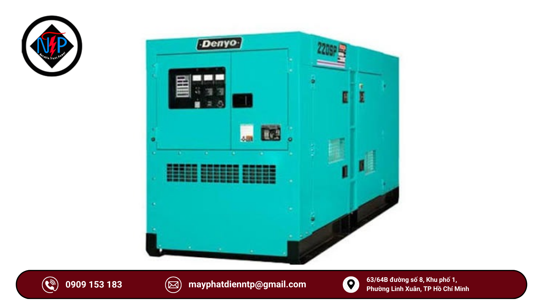 Cho thuê máy phát điện tại Phường Tân Đông Hiệp Bình Dương