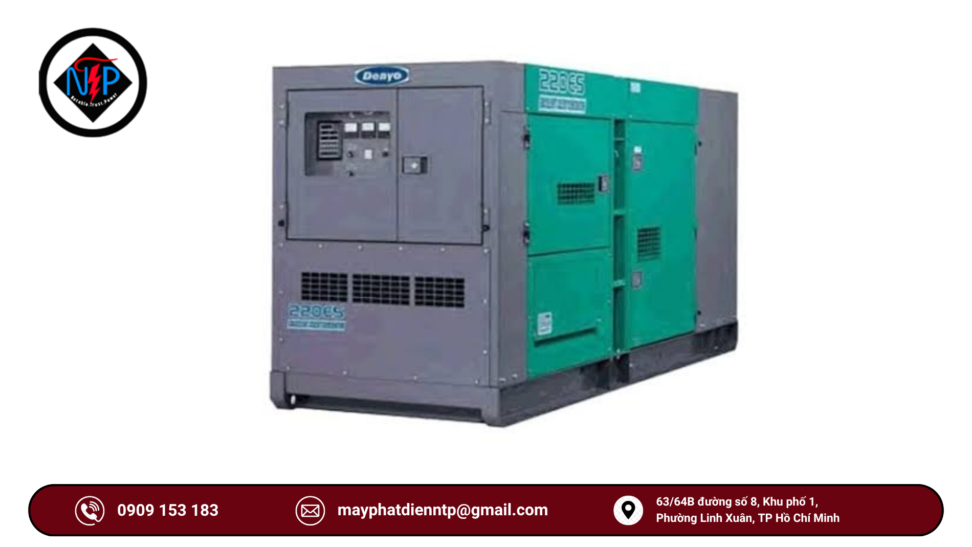 Cho thuê máy phát điện tại Phường Dĩ An Bình Dương