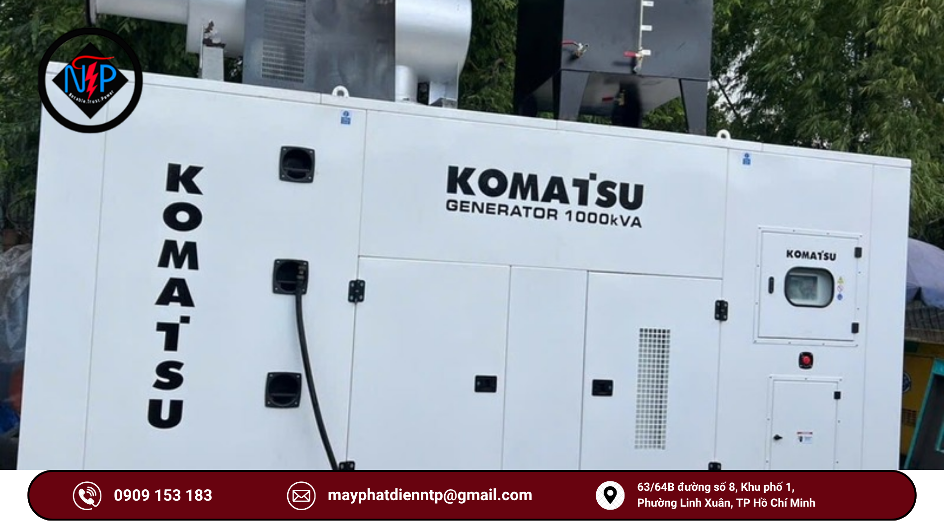 Máy phát điện Komatsu 200kva