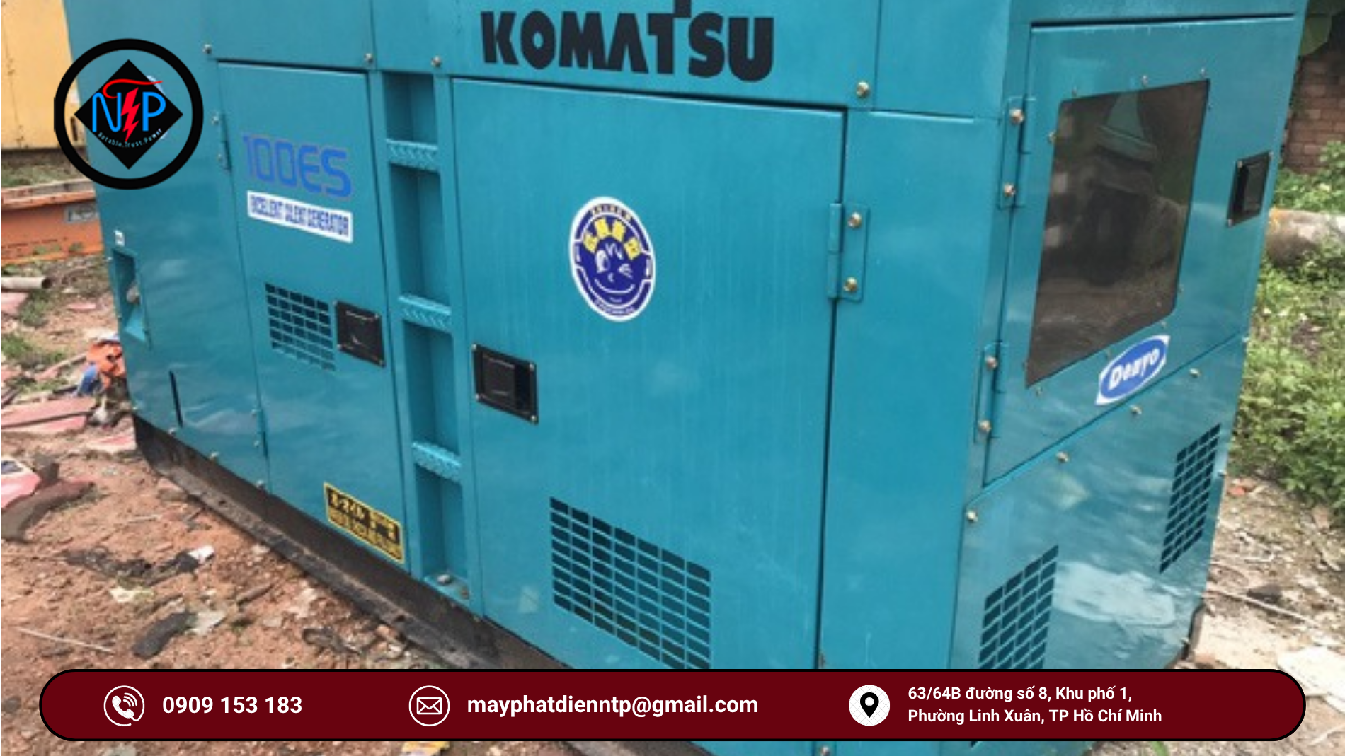 Máy phát điện Komatsu 200kva