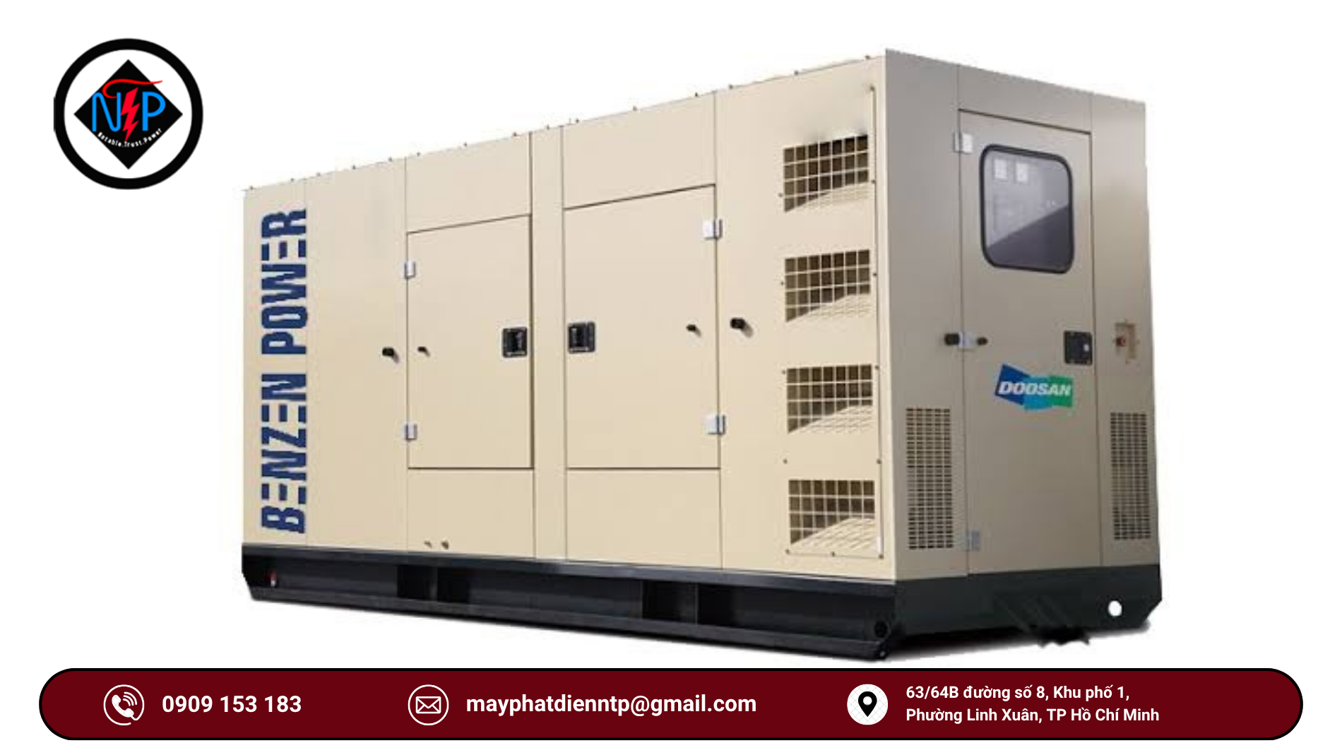 Máy phát điện Doosan 200kva
