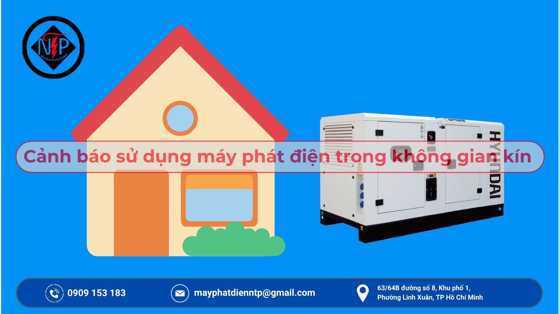 5 nguyên tắc sử dụng máy phát điện an toàn