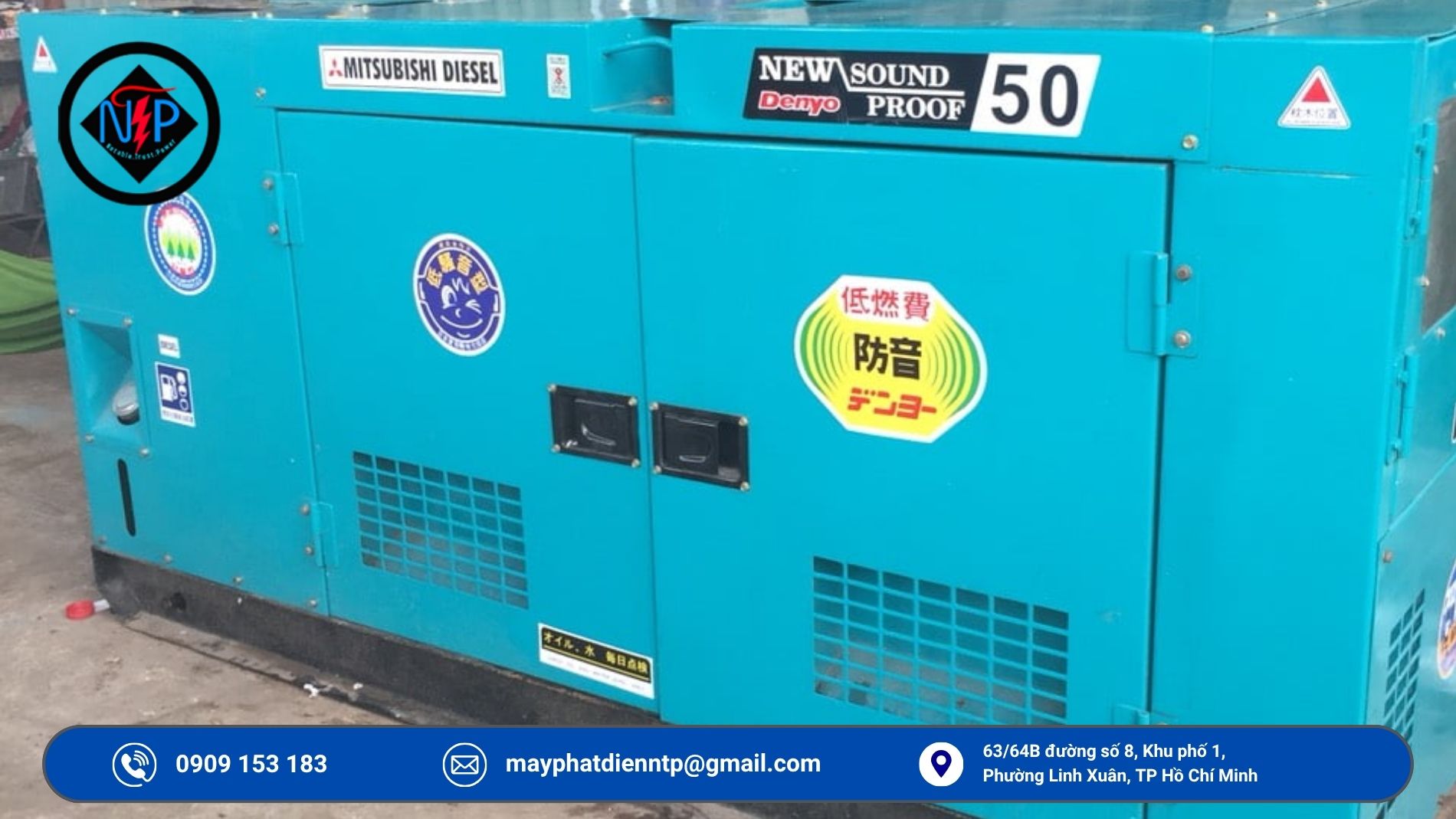 Máy phát điện cho trung tâm thương mại, văn phòng