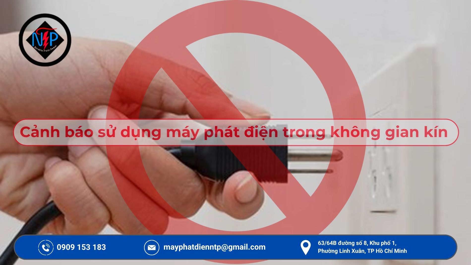 5 nguyên tắc sử dụng máy phát điện an toàn